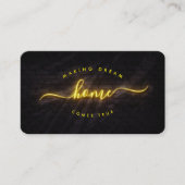 Elegant modern Real Estate Agent Realtor QR Visitekaartje (Voorkant)