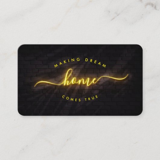 Elegant modern Real Estate Agent Realtor QR Visitekaartje (Voorkant)