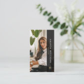 Elegant modern Real Estate Agent Visitekaartje (Staand voorkant)