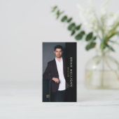 Elegant modern Real Estate Agent Visitekaartje (Staand voorkant)