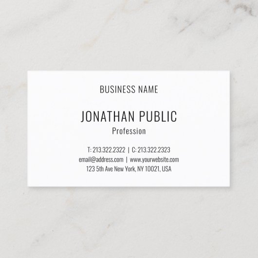 Elegant Modern Red Brown Abstracte Sjabloon Visitekaartje (Achterkant)