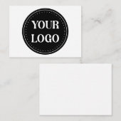 elegant, modern, refined, & editable.  notitiekaartje (Voorkant / Achterkant)