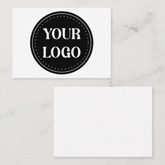 elegant, modern, refined, & editable.  notitiekaartje (Voorkant / Achterkant)