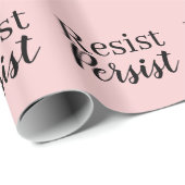 Elegant Modern Resist Blijft Inspirerend Citaat Cadeaupapier (Rol Hoek)