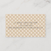 Elegant, Modern, Romantic, Flowers Visitekaartje (Achterkant)