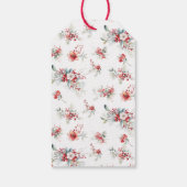 Elegant modern rood Vrijgezellenfeest Cadeaulabel (Achterkant)