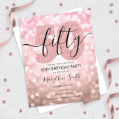 Elegant modern Roos Gold 50e verjaardag