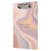 Elegant modern roos Gold holographic event planner Klembord (Links)