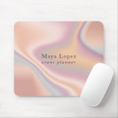 Elegant modern roos Gold holographic event planner Muismat (Met muis)