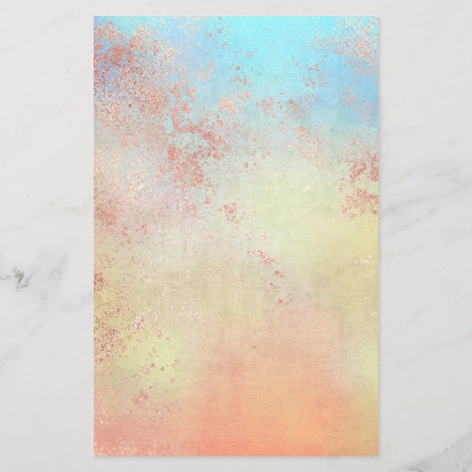 Elegant modern roos Gold waterverf make-up kunsten Flyer (Achterkant)