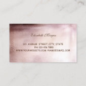 Elegant Modern, Roos Gold, Whisk, Koken Visitekaartje (Achterkant)