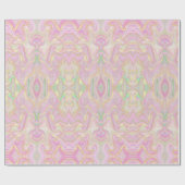 Elegant modern roos goud en roze marmer cadeaupapier (Vlak)