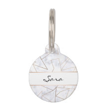 elegant modern roos goud geometrische witte marmer