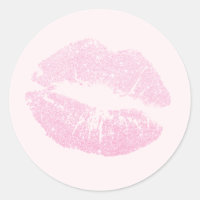 Elegant modern roos goud glitter lippen roze make-
