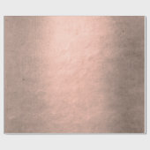 Elegant modern roos goud metalen cadeaupapier (Vlak)