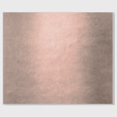 Elegant modern roos goud metalen cadeaupapier (Vlak)