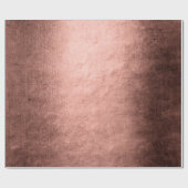 Elegant modern roos goud metalen cadeaupapier (Vlak)