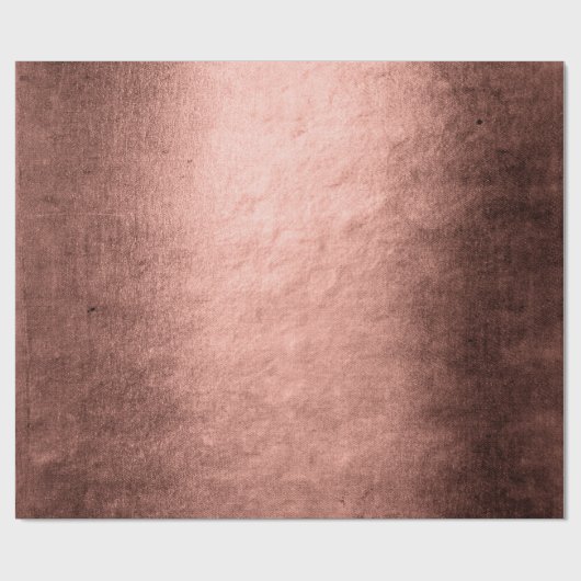 Elegant modern roos goud metalen cadeaupapier (Vlak)
