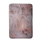 Elegant modern roos goud paarse marmer badmat (Voorkant Verticaal)