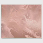 Elegant modern roos goud & roze marmer cadeaupapier (Vlak)