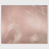 Elegant modern roos goud & roze marmer cadeaupapier (Vlak)