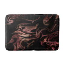 Elegant modern roos goud zwarte marmer