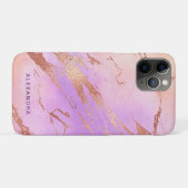 Elegant modern roos gouden waterverf kleurrijk Case-Mate iPhone case (Achterkant (horizontaal))