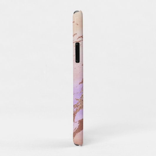 Elegant modern roos gouden waterverf kleurrijk Case-Mate iPhone case (Achterkant/rechts)