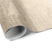 Elegant modern roos goudkerstboompatroon cadeaupapier (Rol Hoek)