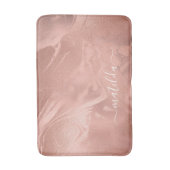 Elegant modern roos goudmarmer badmat (Voorkant Verticaal)