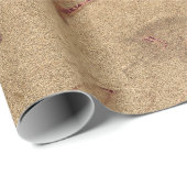 Elegant modern roos goudmarmer cadeaupapier (Rol Hoek)