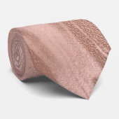 Elegant modern roos goudmarmer stropdas (Opgerold)