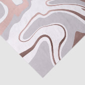 Elegant modern roos goudmarmer tissuepapier (Detail)