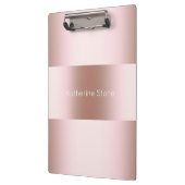 Elegant modern roos goudpatroon klembord (Links)