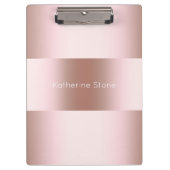 Elegant modern roos goudpatroon klembord (Voorkant)