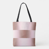 Elegant modern roos goudpatroon tote bag (Achterkant)