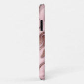 Elegant modern roos goudroze marmer Case-Mate iPhone case (Achterkant/rechts)