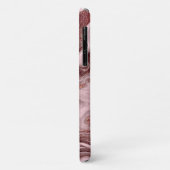 Elegant modern roos goudroze marmer Case-Mate iPhone case (Achterkant/links)