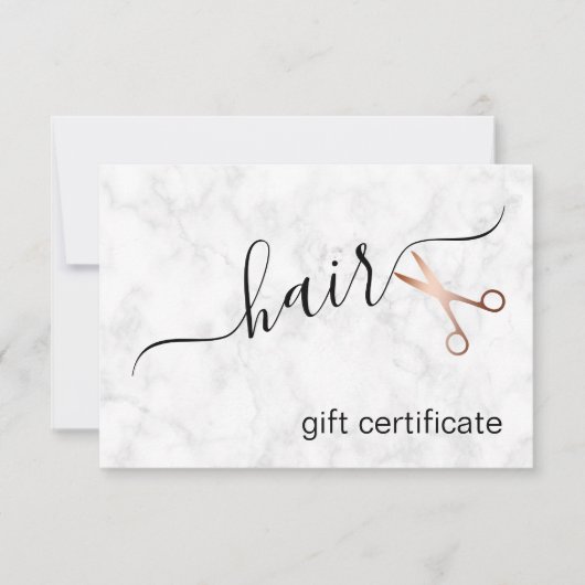 Elegant modern roos goudschaar (Voorkant)