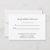 Elegant modern roos goudschaar (Achterkant)