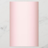 Elegant modern roos goudschaar flyer (Achterkant)