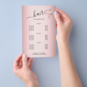 Elegant modern roos goudschaar flyer (Hand)