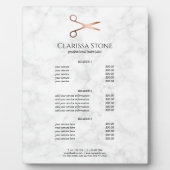 Elegant modern roos goudschaar fotoplaat (Voorkant)