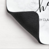 Elegant modern roos goudschaar muismat (Hoek)