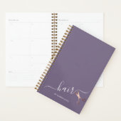 Elegant modern roos goudschaar planner (Display)