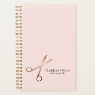Elegant modern roos goudschaar planner