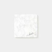 Elegant modern roos goudschaar post-it® notes (Voorkant)