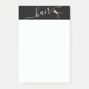 Elegant modern roos goudschaar post-it® notes