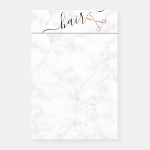 Elegant modern roos goudschaar post-it® notes
