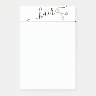 Elegant modern roos goudschaar post-it® notes